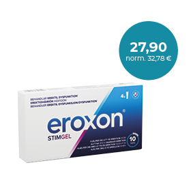 Eroxon stimgel 4 kpl / st. Tuo erektiosi takaisin / Återfå  din erektion