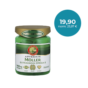 APTEEKIN MÖLLER Extravahva Omega-3 76 kaps. Vahva omega / Stark omega